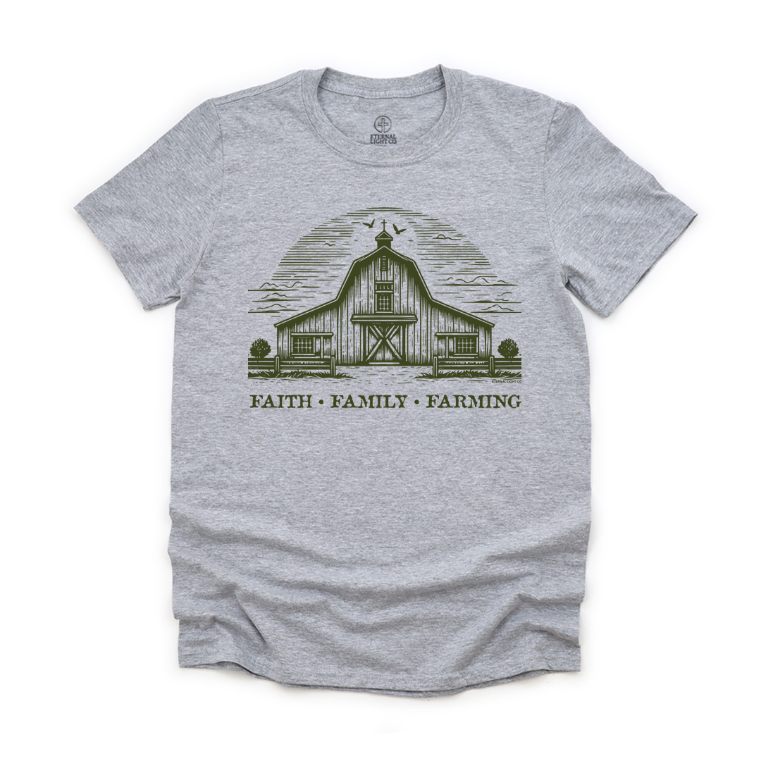 Faith Family Farming Tee