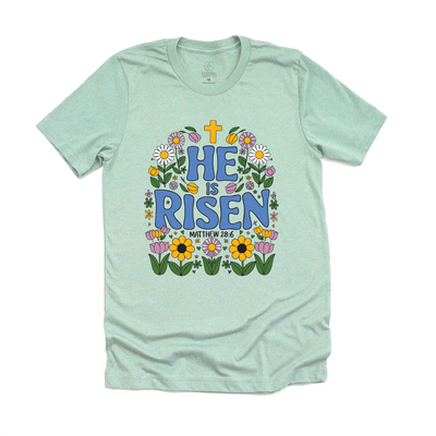He Is Risen Retro Tee