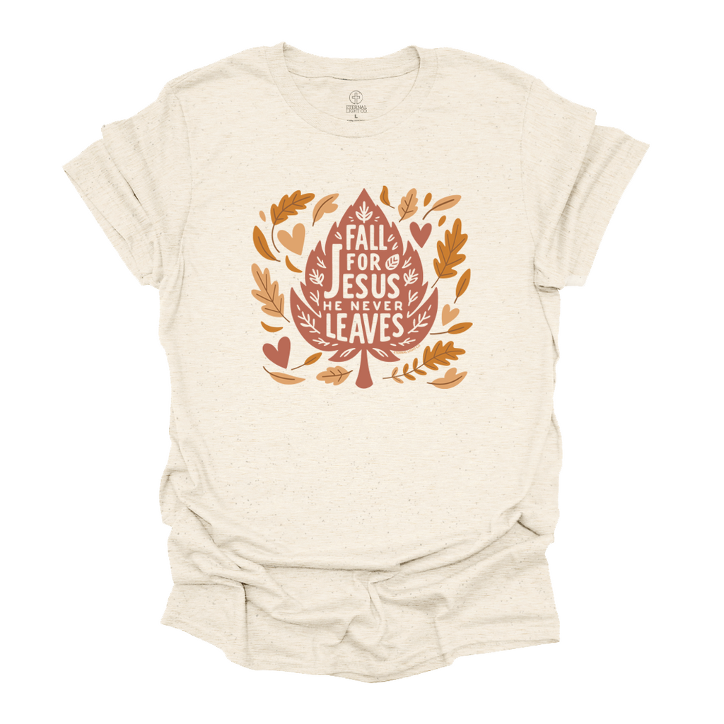 He Never Leaves Tee
