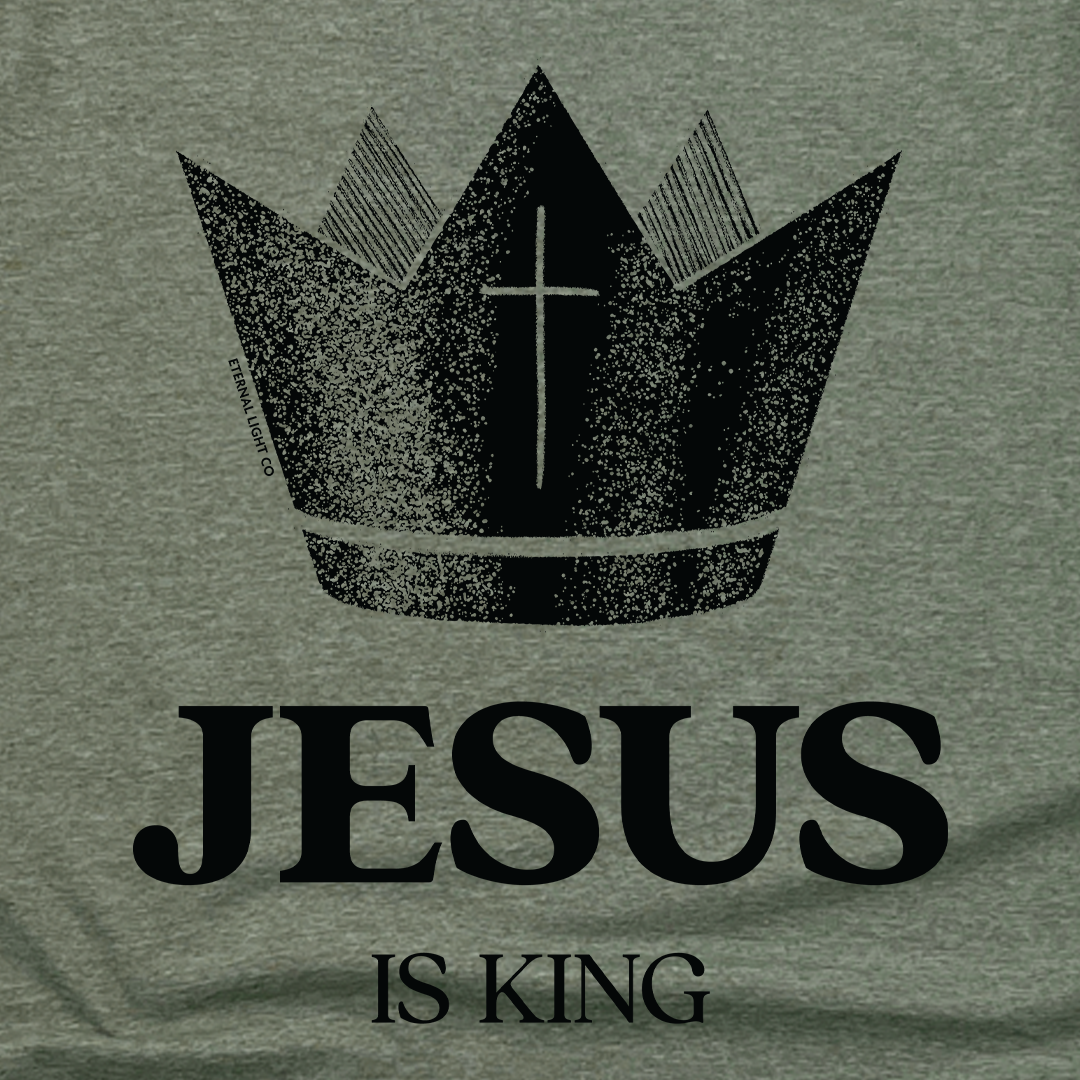 Jesus Is King Crown Tee