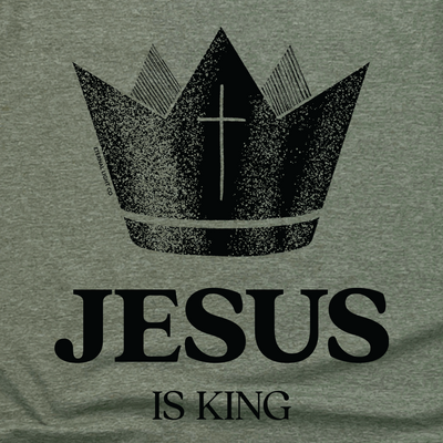 Jesus Is King Crown Tee