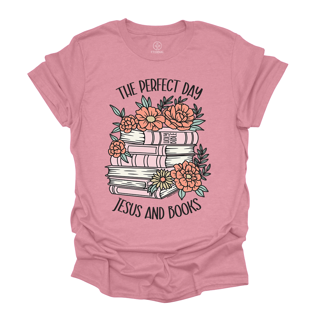 Jesus and Books Tee