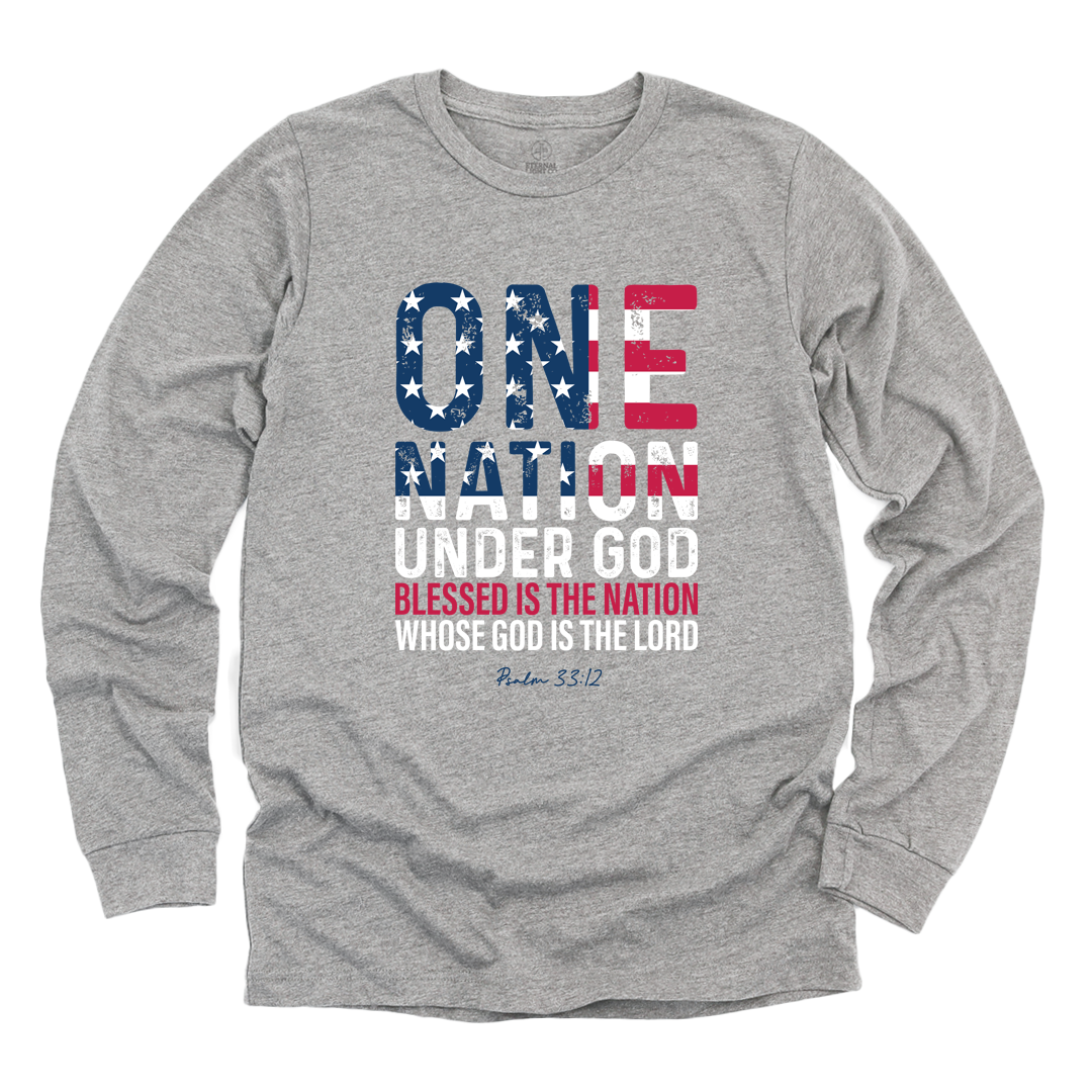 One Nation Under God Long Sleeve