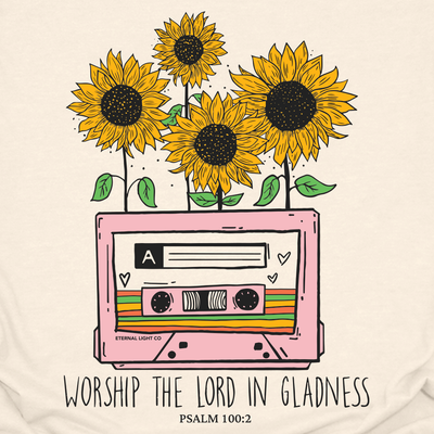 Worship in Gladness Sunflower Tee