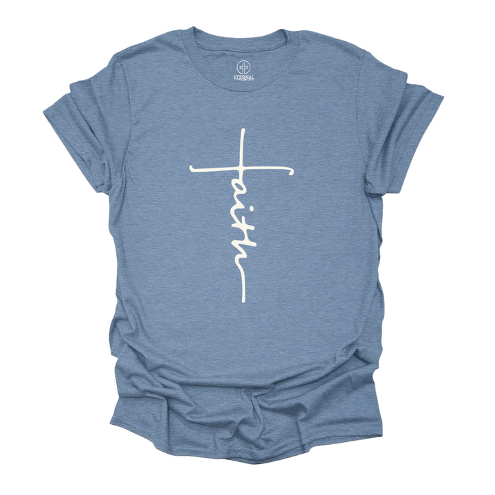 Faith Cross Tee – Eternal Light Co