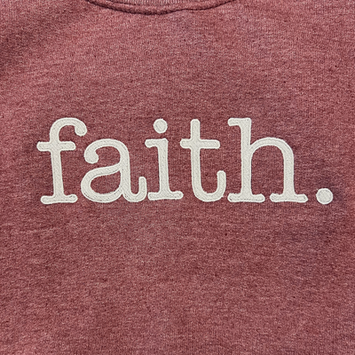 Faith. Embroidered Sweatshirt