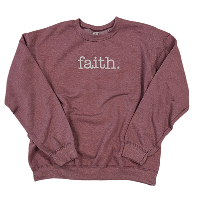 Faith. Embroidered Sweatshirt
