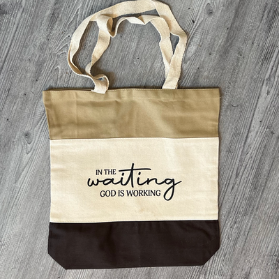 God Is Working Tote