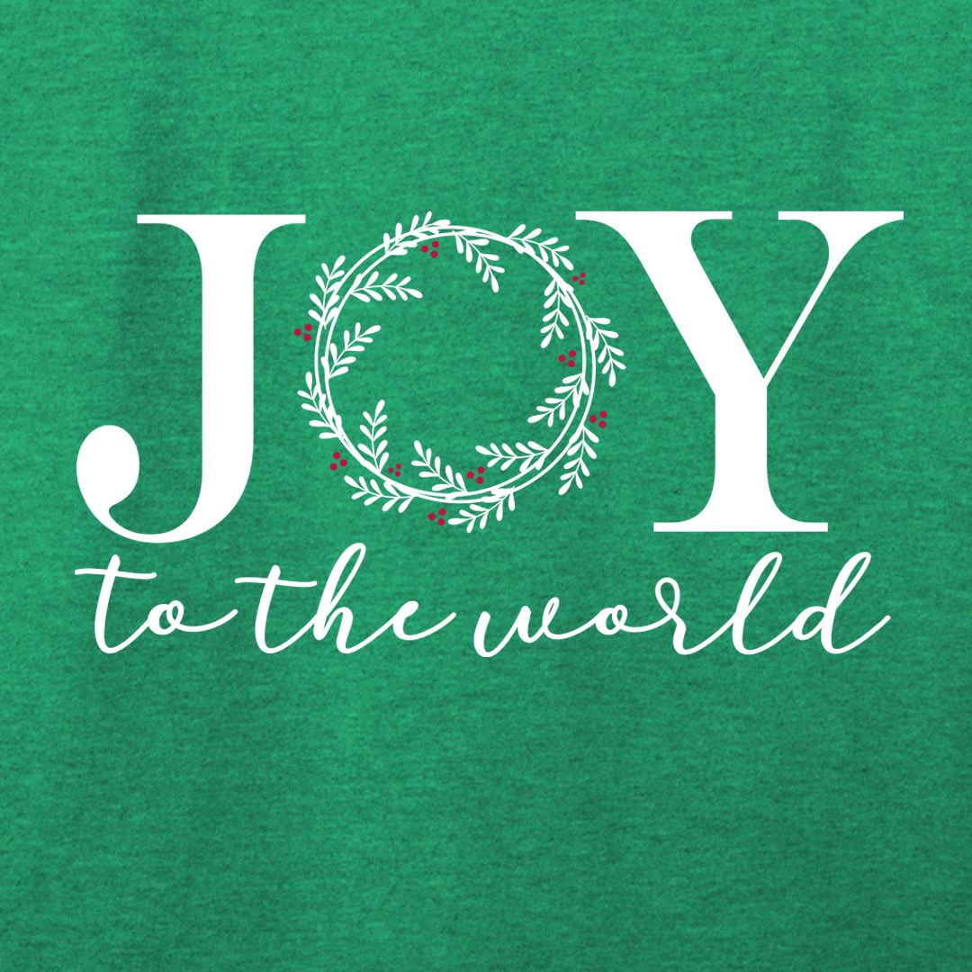 Joy To The World Wreath Tee