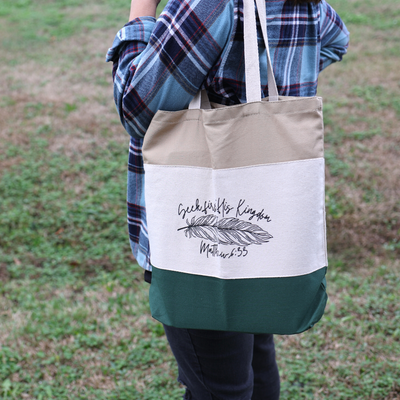 Seek First His Kingdom Tote