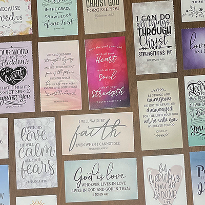 Christian Encouragement Card Set - Scripture Pack 1
