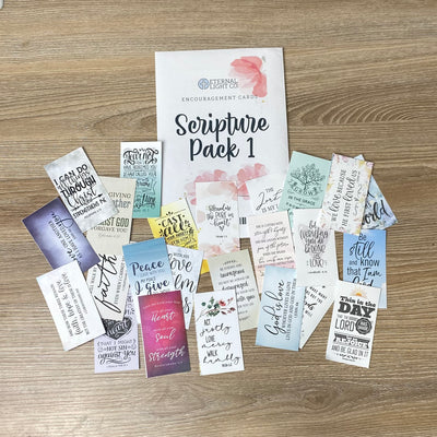 Christian Encouragement Card Set - Scripture Pack 1