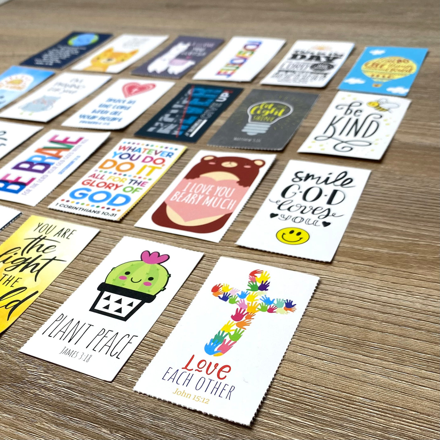 Christian Encouragement Card Set - Kids Pack