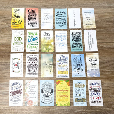 Christian Encouragement Card Set - Scripture Pack 2