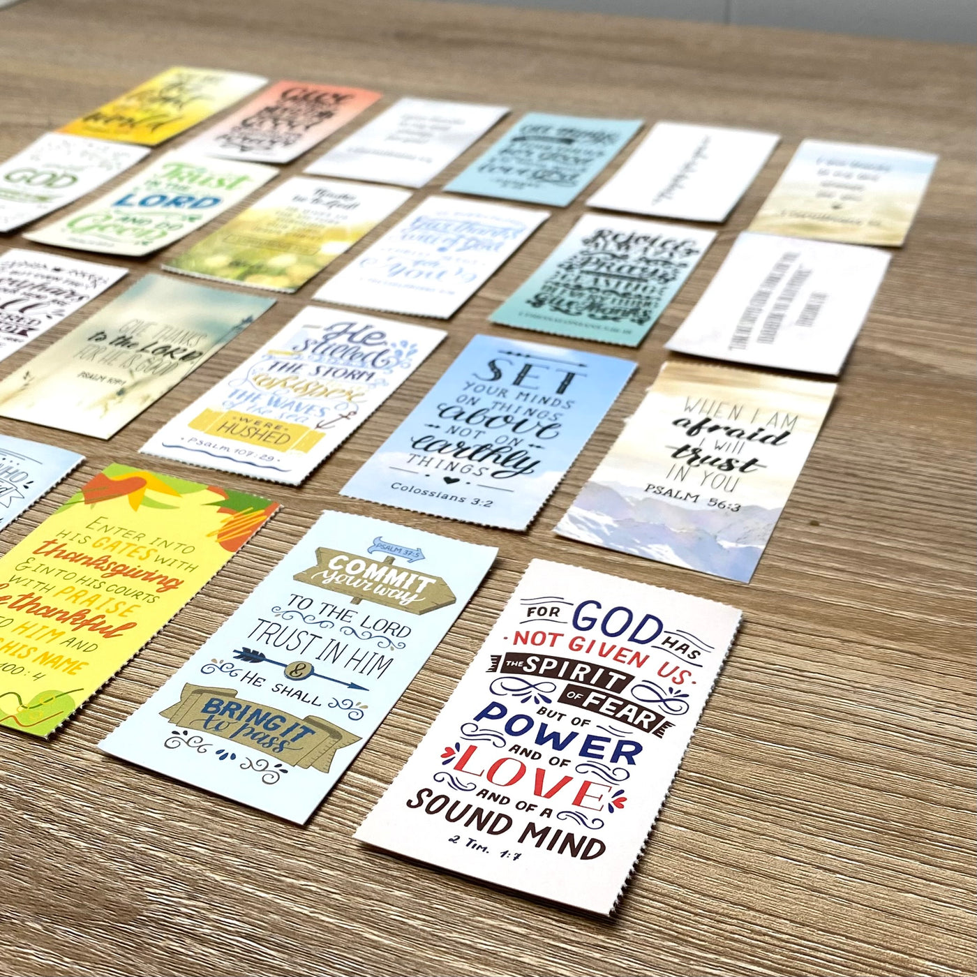 Christian Encouragement Card Set - Scripture Pack 2