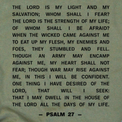 Psalm 27 Tee